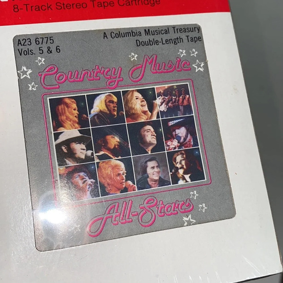 Columbia House Country music all stars vintage 8 track tape sealed - Picture 3 of 4